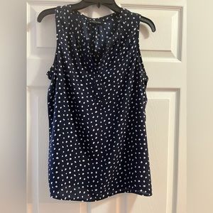 Women’s EUC Mix by 41 Hawthorn Mclean Split Neck Sleeveless Blouse Size XL